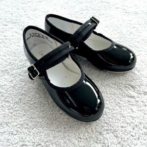 Black kids tap shoes size 9